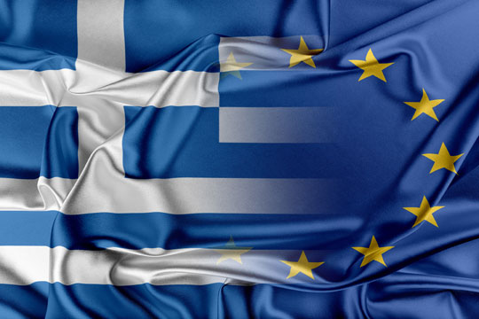 Greece_EU flags